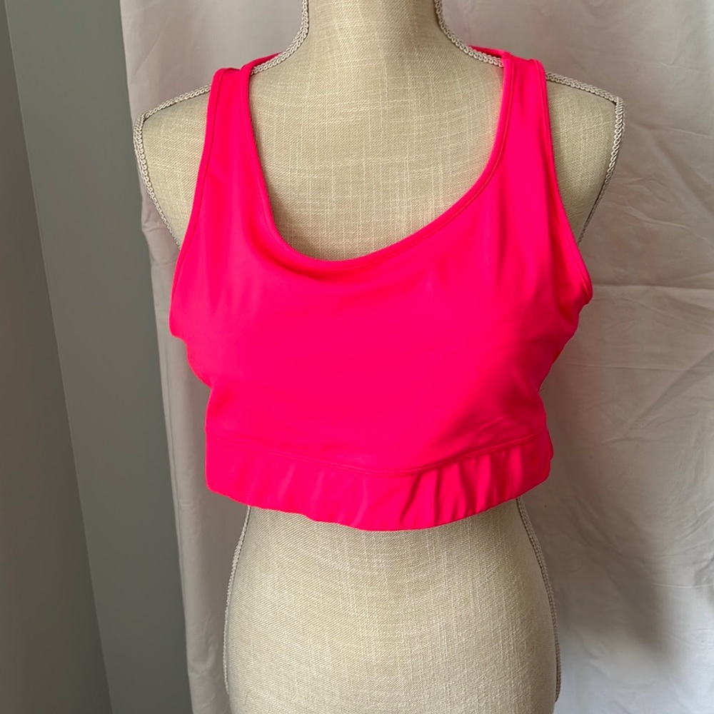Zenana Hot Pink Sports Bra